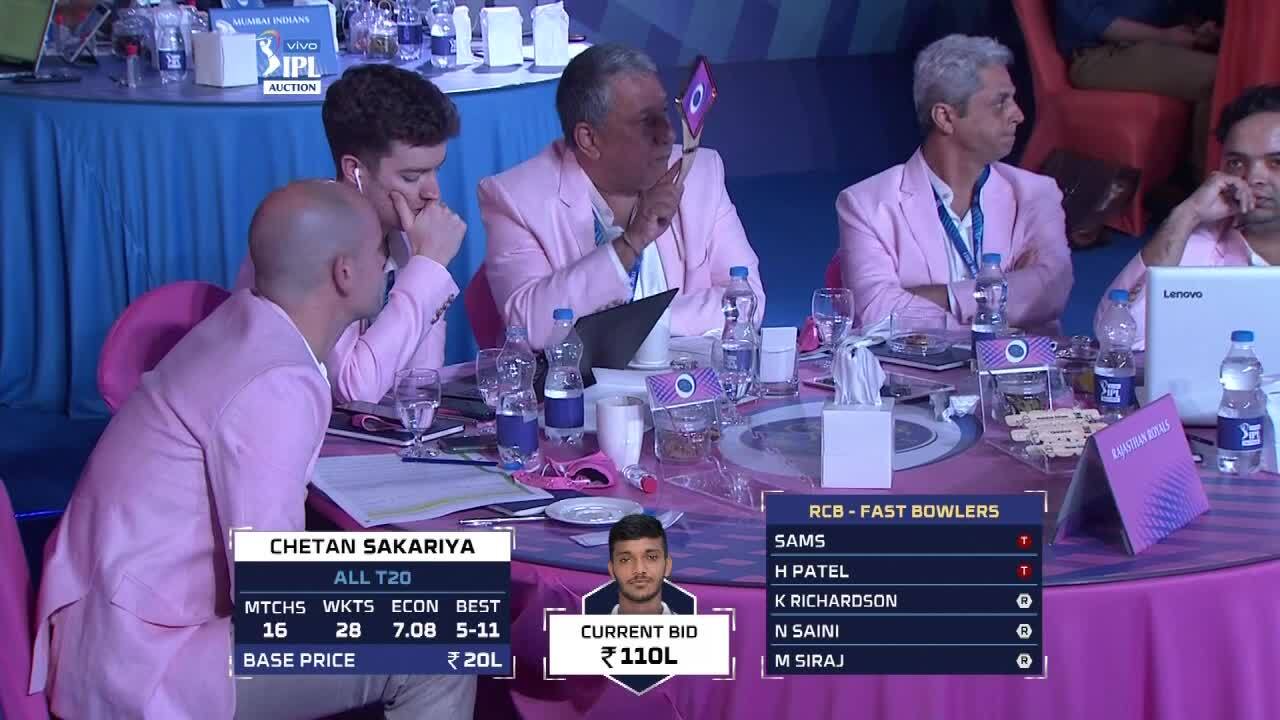 2021 VIVO IPL Player Auction - Rajasthan Royals background