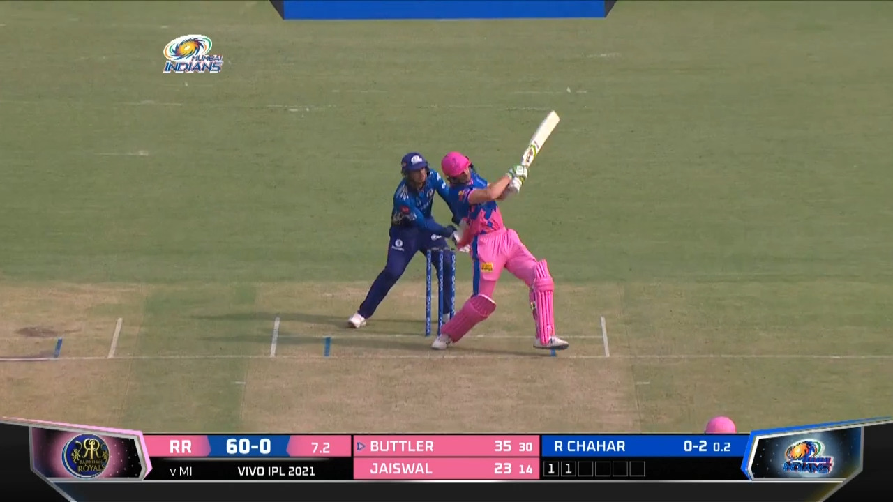 M24: MI vs RR – Jos Buttler Six background