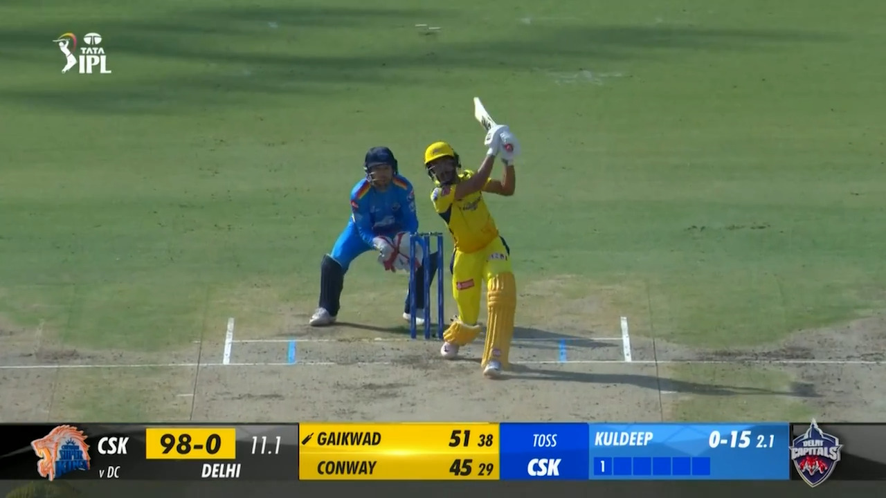 M67: DC vs CSK – Ruturaj Gaikwad Six