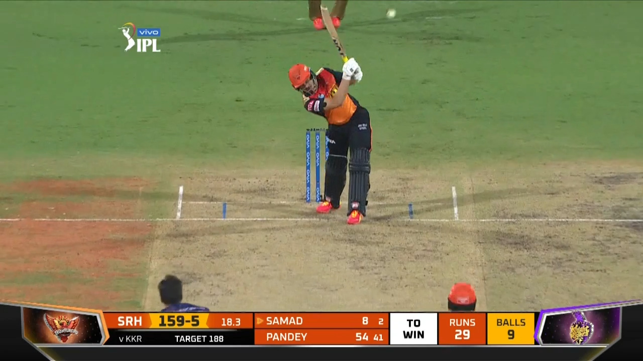 M03: SRH vs KKR – Abdul Samad Six background