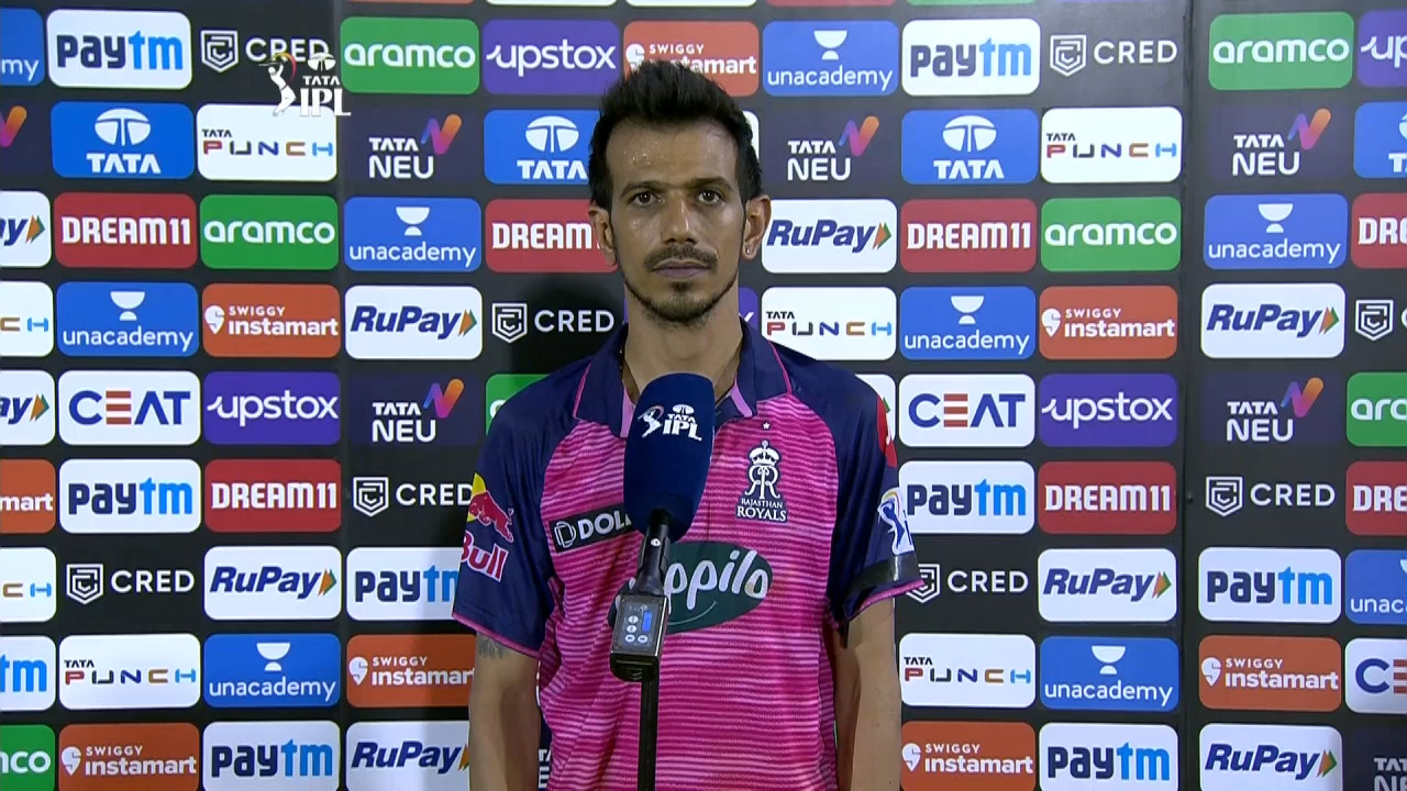M63: LSG vs RR – Yuzvendra Chahal Interview background