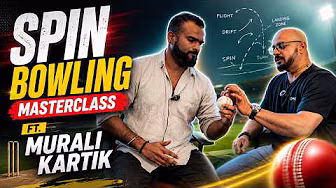Spin Bowling Masterclass ft. Murali Kartik | @GoogleIndia