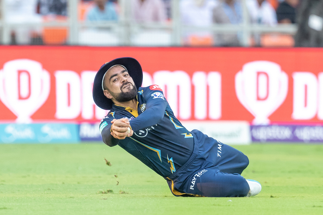 Moment of brilliance: Rashid Khan pulls off magnificent diving catch