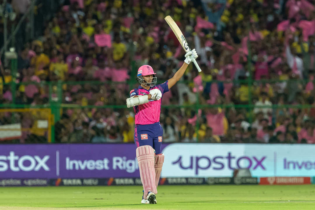 Yashasvi Jaiswal prospers again with 77(43) background