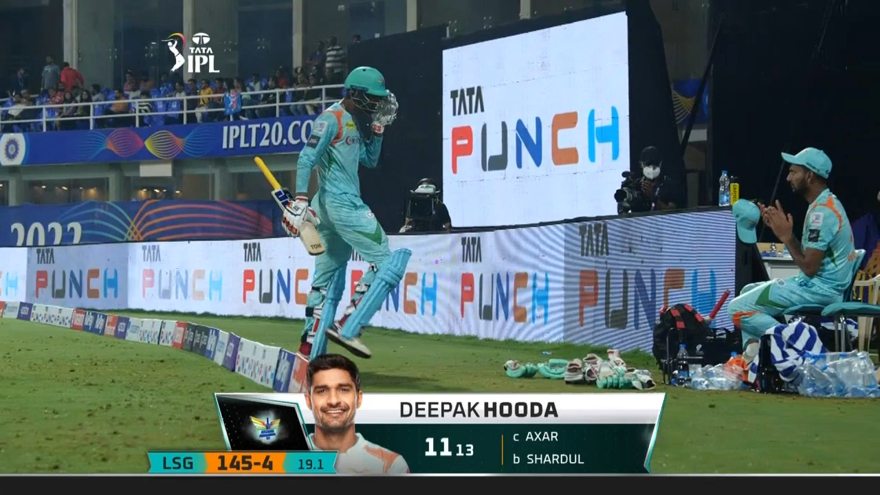 M15: LSG vs DC – Deepak Hooda Wicket
