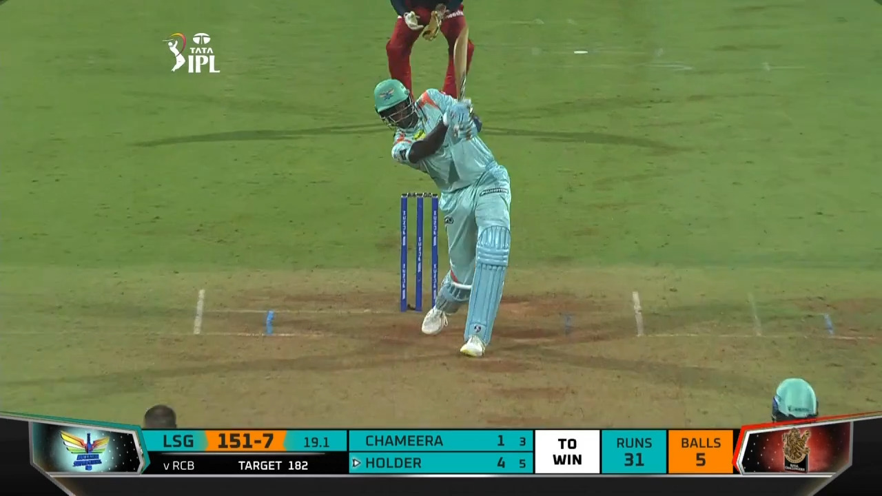 M31: LSG vs RCB – Jason Holder Six