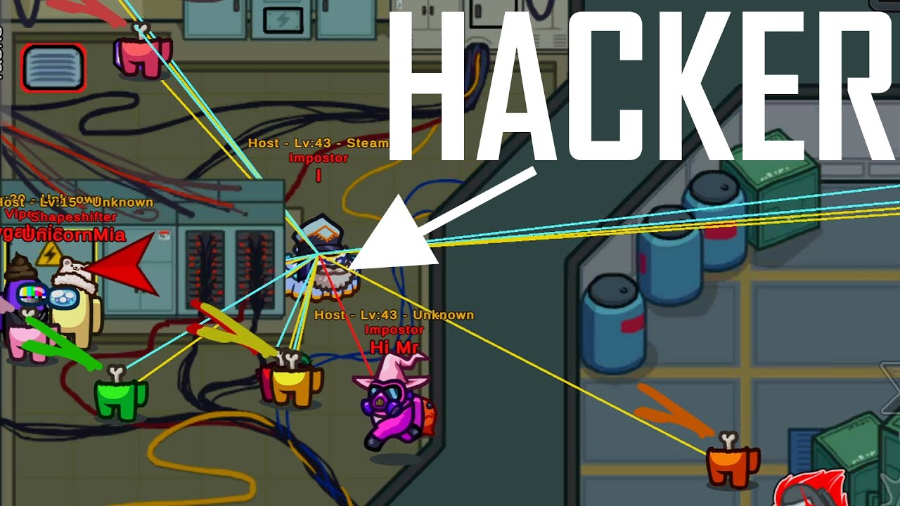 Hacker vs Among Us Live