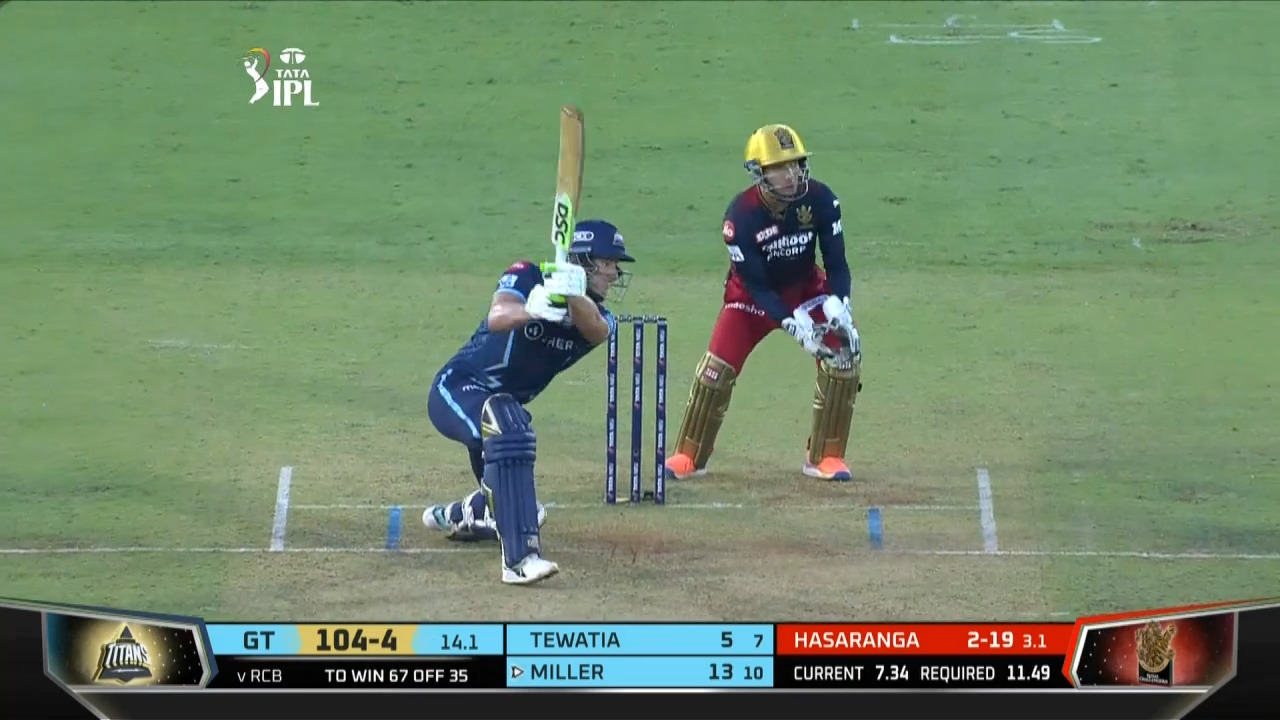 M43: GT vs RCB – David Miller Six