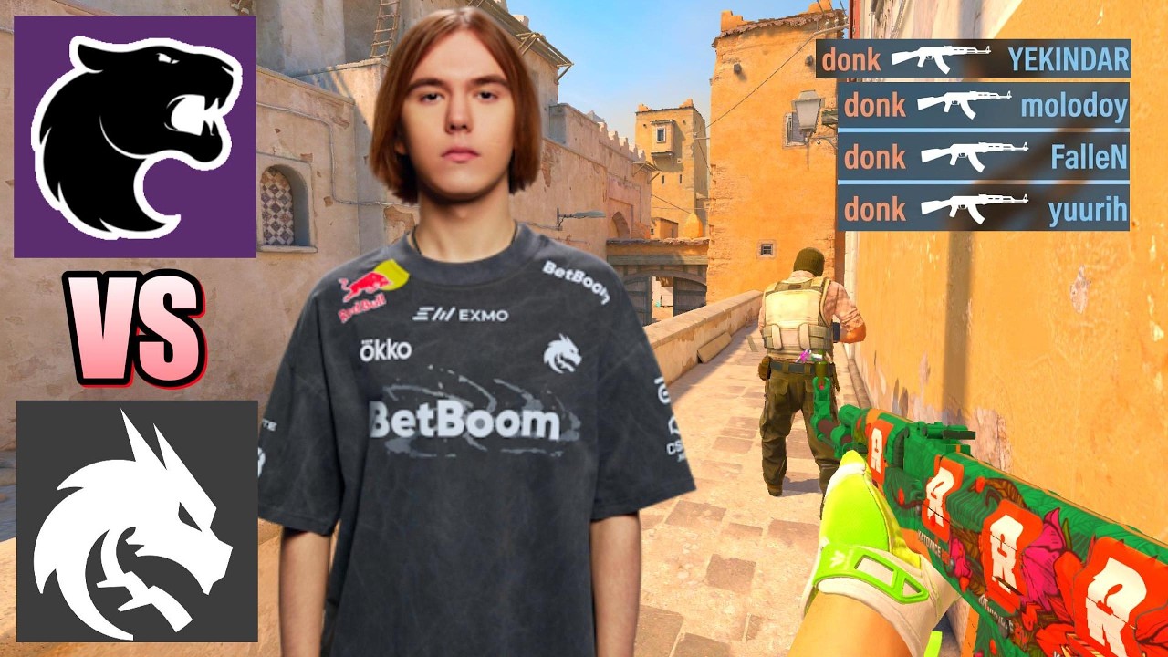 INSANE DONK VS FURIA | PGL Astana 2026 | DUST2 background