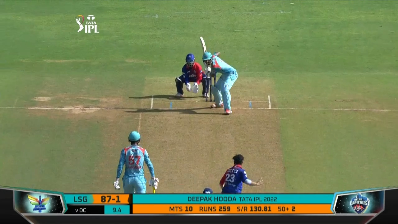 M45: DC vs LSG – KL Rahul Six