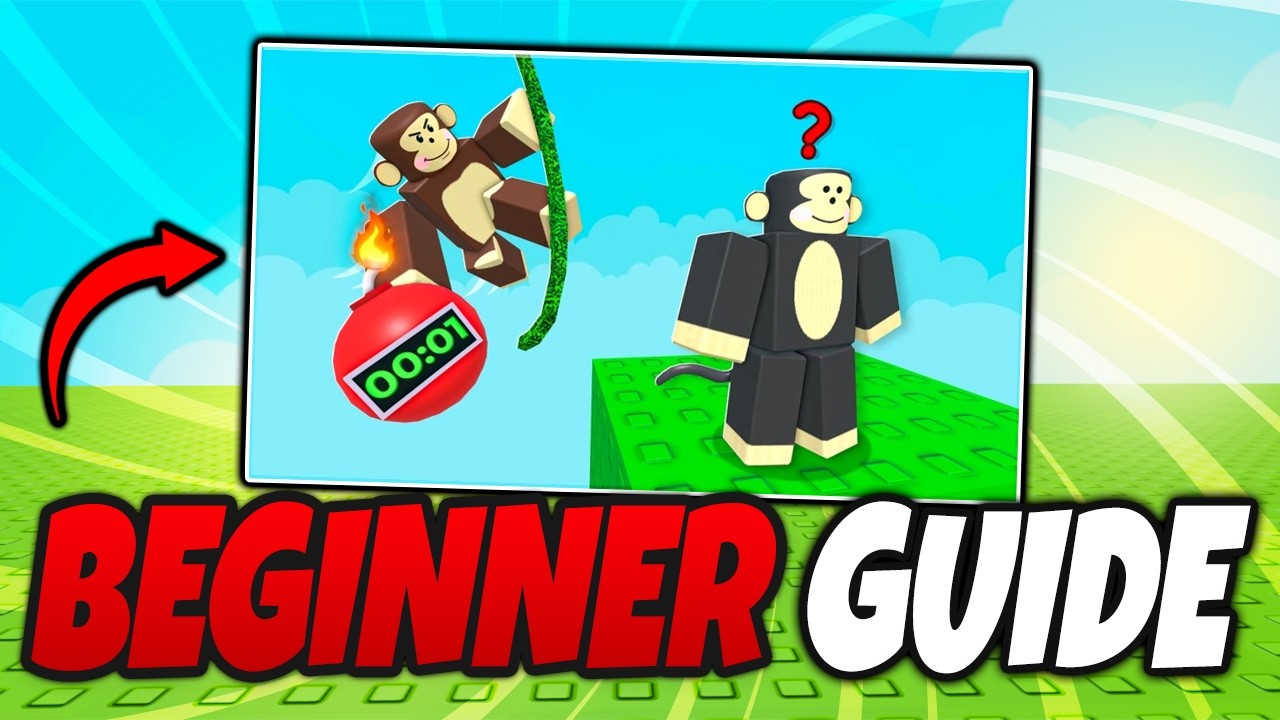 BEGINNER GUIDE in MONKEY BOMB TAG Roblox - Best Survival Tips