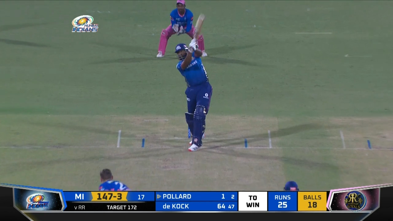 M24: MI vs RR – Kieron Pollard Six