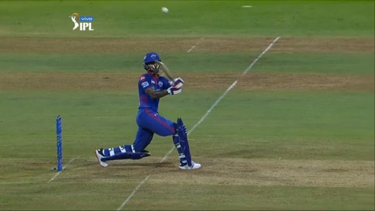 Dhawan blasts whirlwind 85(54)