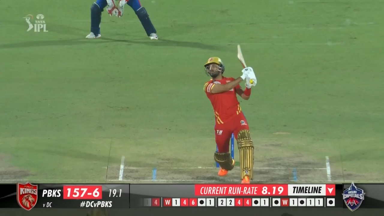 M59: DC vs PBKS – Sikandar Raza Six