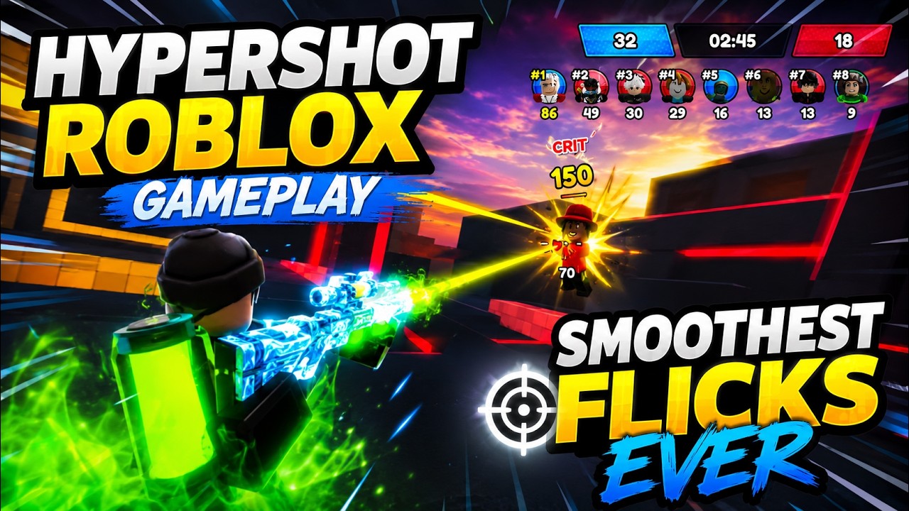 HYPERSHOT Roblox Gameplay – Smoothest Flicks Ever – Roblox Hypershot Gameplay