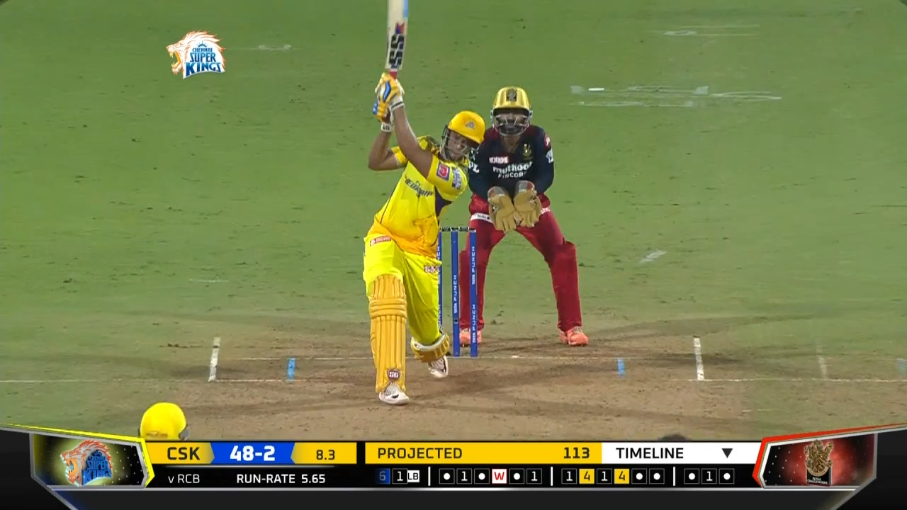 M22: CSK vs RCB – Shivam Dube Six