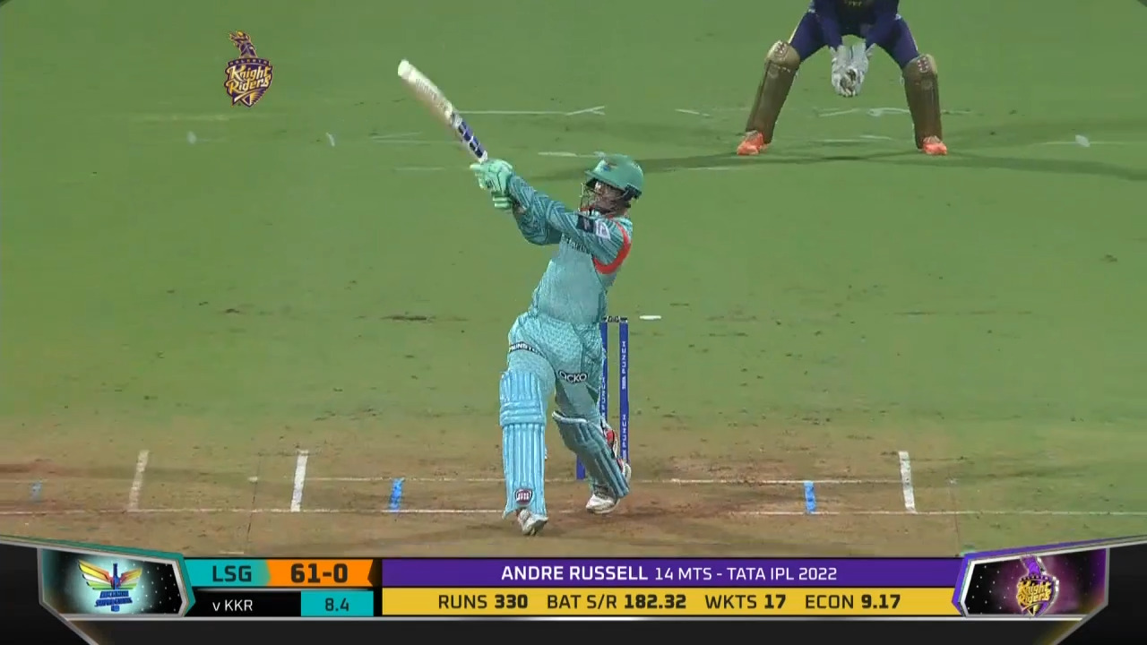 M66: KKR vs LSG – Quinton De Kock Six