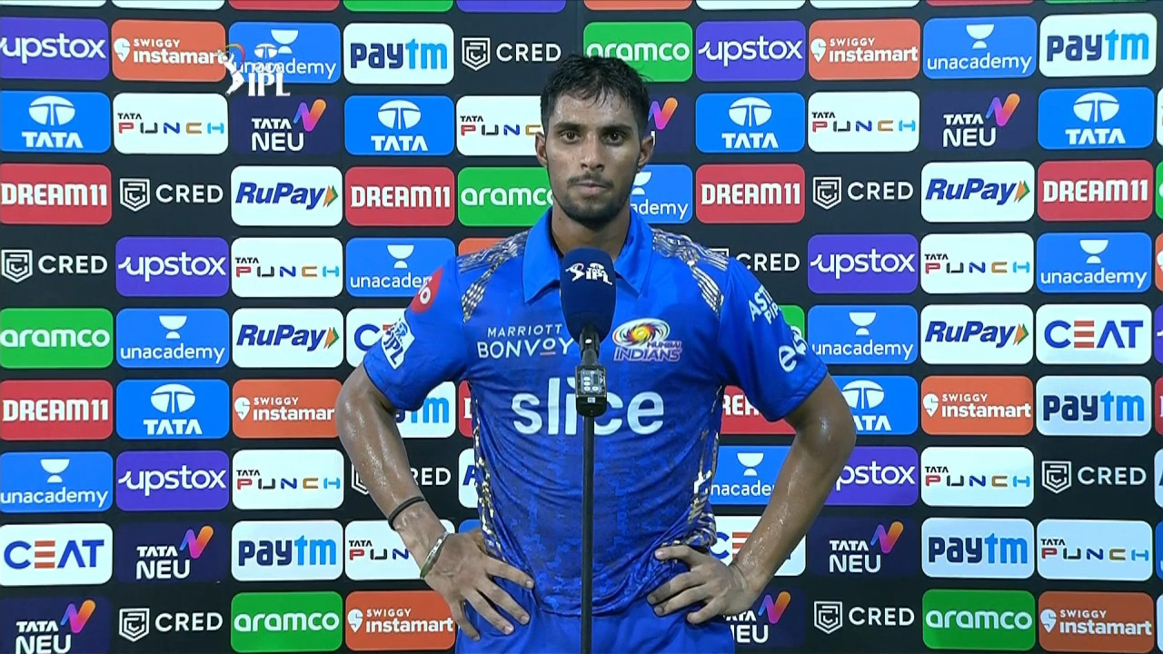 M33: MI vs CSK – Tilak Varma Interview