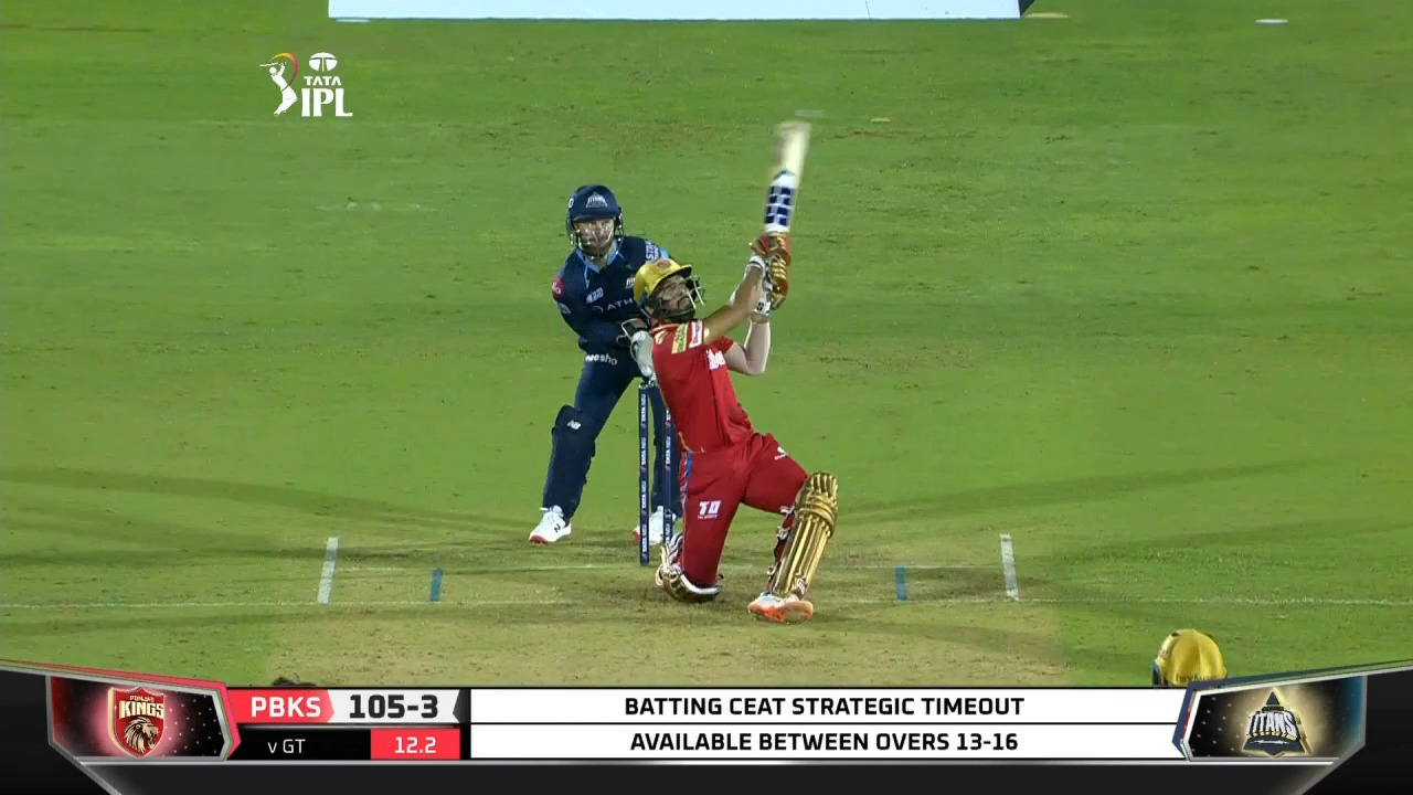 M16: PBKS vs GT – Jitesh Sharma Six background