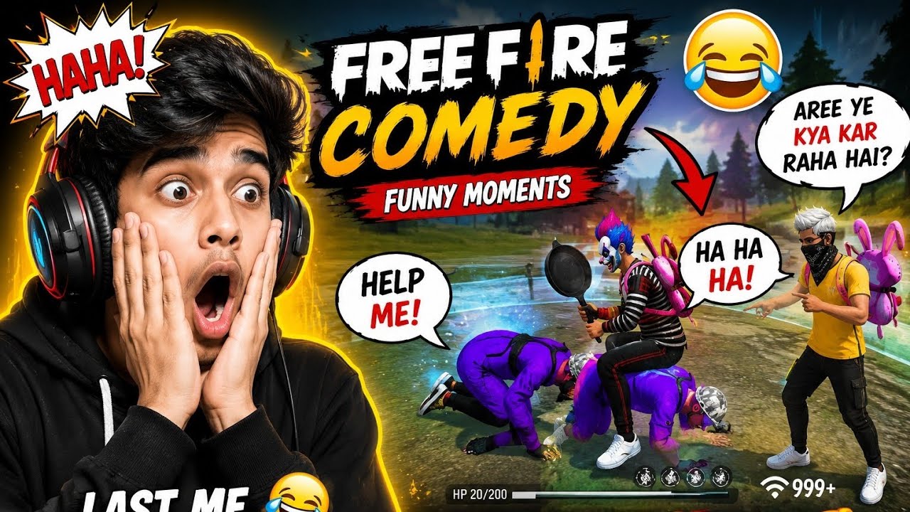 Free Fire Funny Moments That Made Me Cry ЁЯШВ background