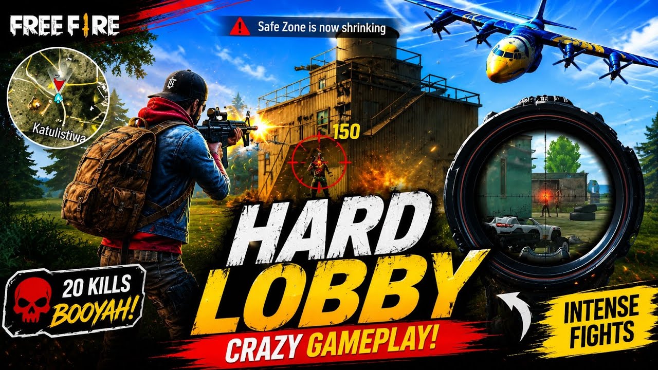 Free Fire Pro Gameplay ๐ Crazy Sniper & Rush Kills ๐คฏ