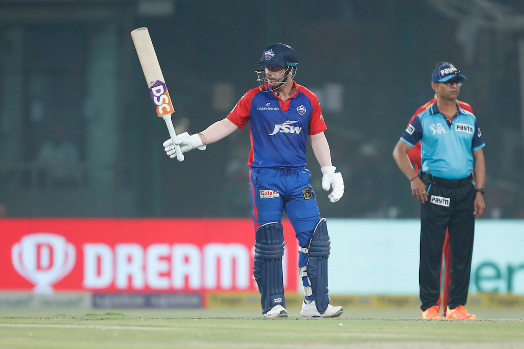 Captain Warner's authoritative knock of 54(27)