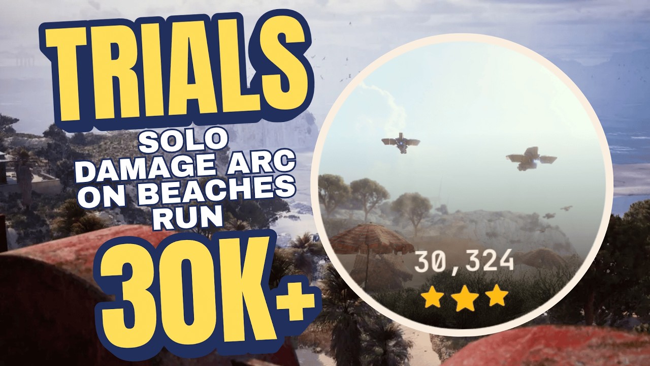 Solo Damage ARC Enemies On The Beaches Trials Run 30K+ | ARC Raiders