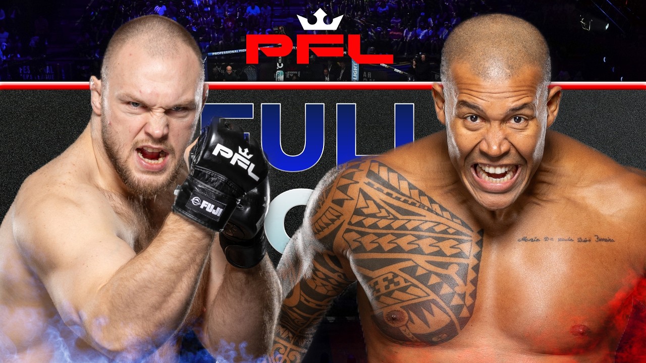 MASSIVE HEAVYWEIGHT FIGHT! | Sergey Bilostenniy v Renan Ferreira | Full Fight | PFL Sioux Falls background