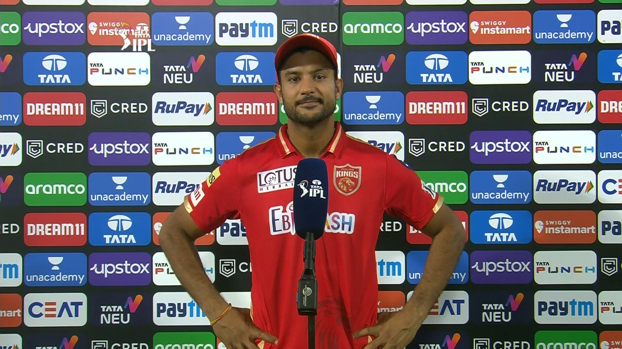 M42: PBKS vs LSG – Mayank Agarwal Interview background