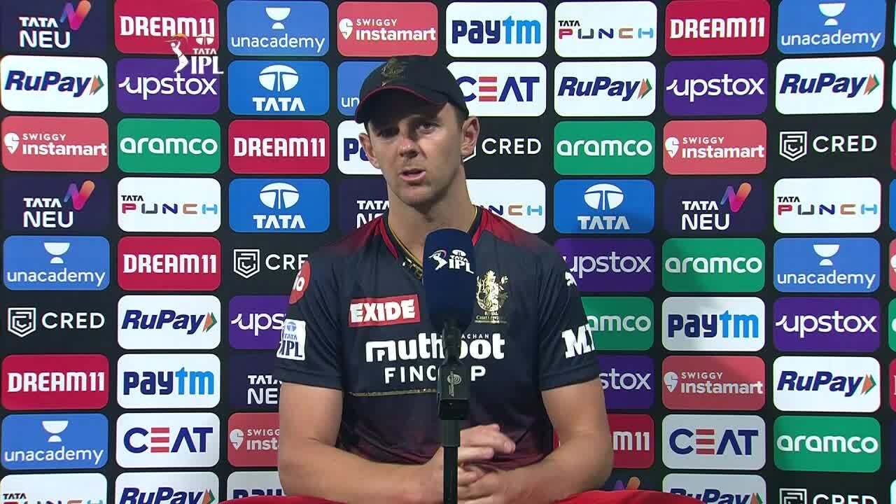 Enjoying the experience of playing for RCB: Hazlewood