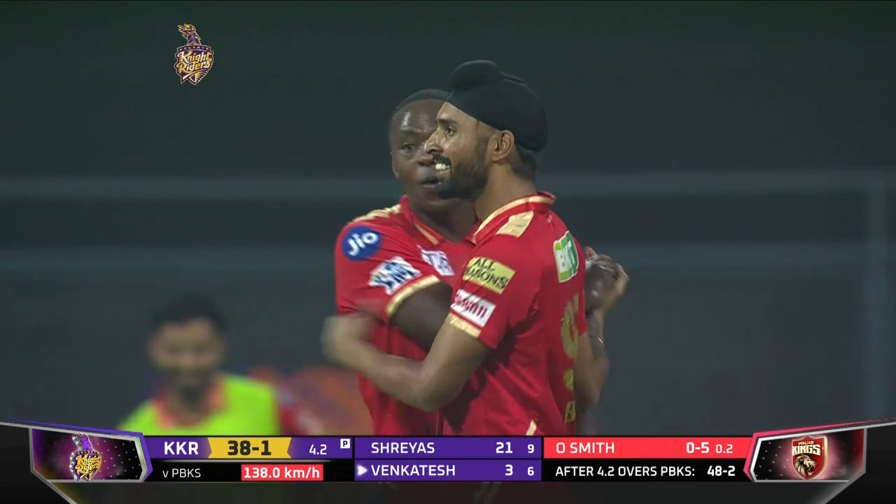 Harpreet Brar catches a tracer bullet