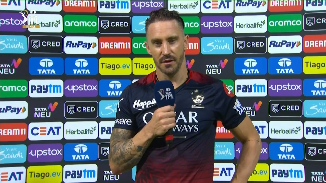 Final: CSK vs GT – Visit Saudi Beyond the Boundaries Longest 6 of the Season – Faf Du Plessis backdrop