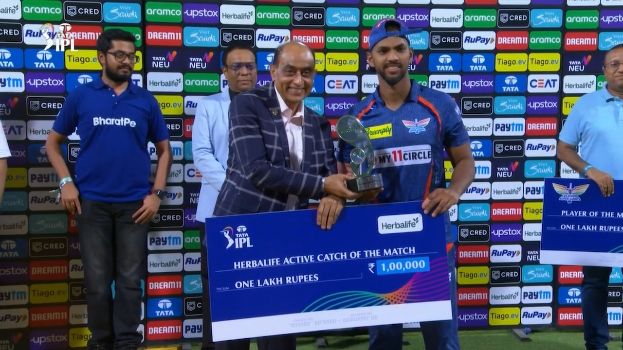 M63: LSG vs MI – Herbalife Active Catch of the Match – Nicholas Pooran