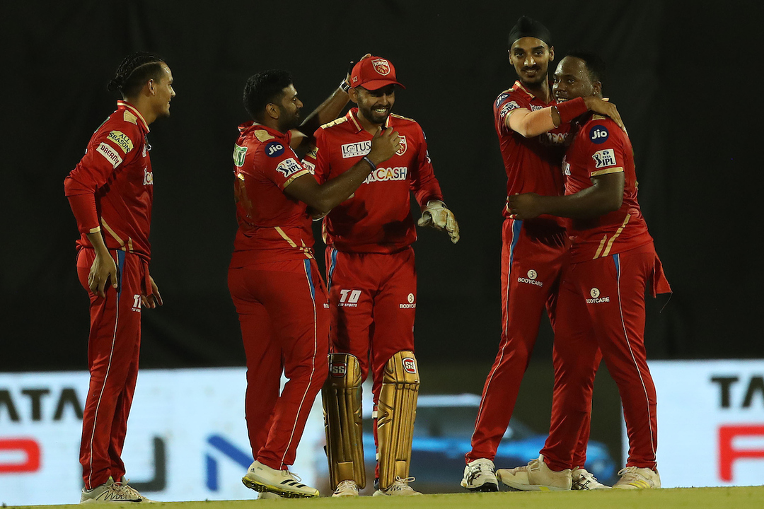 Jitesh Sharma's flying catch to dismiss Rayudu