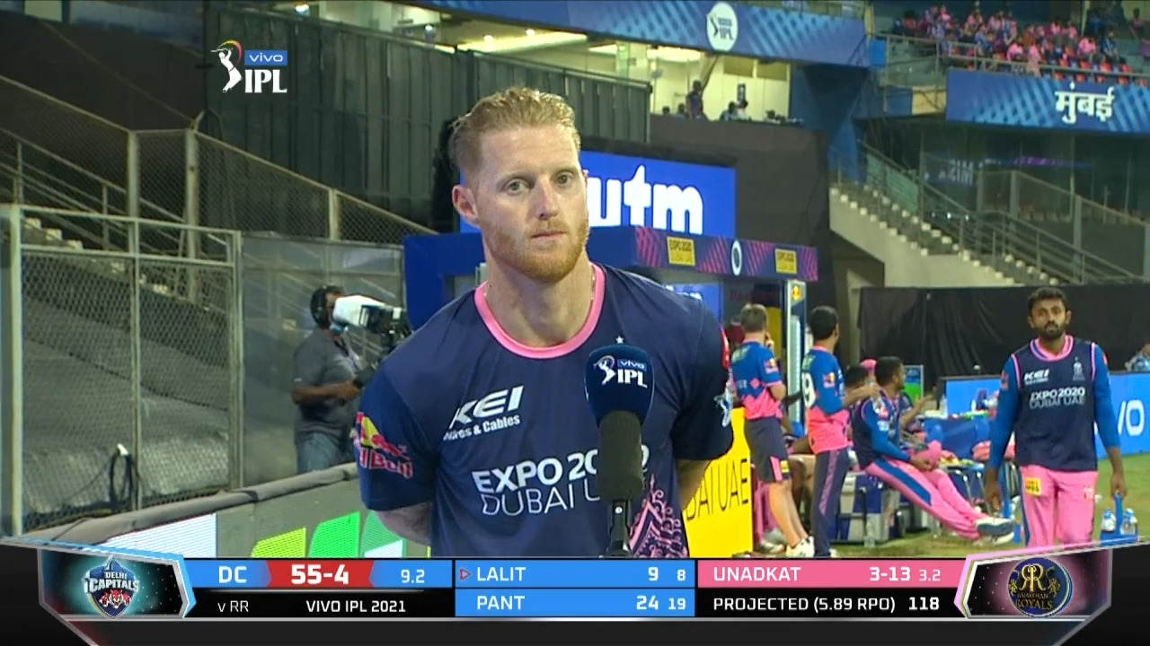M07: RR vs DC – Ben Stokes Interview