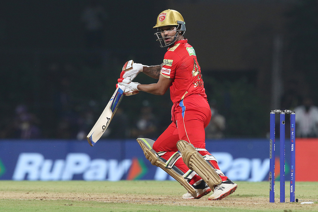 Shikhar Dhawan's composed 43(29) background