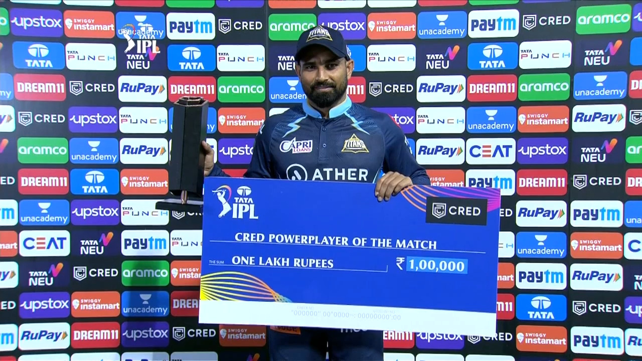 M04: GT vs LSG – CRED power player of the match – Mohammad Shami