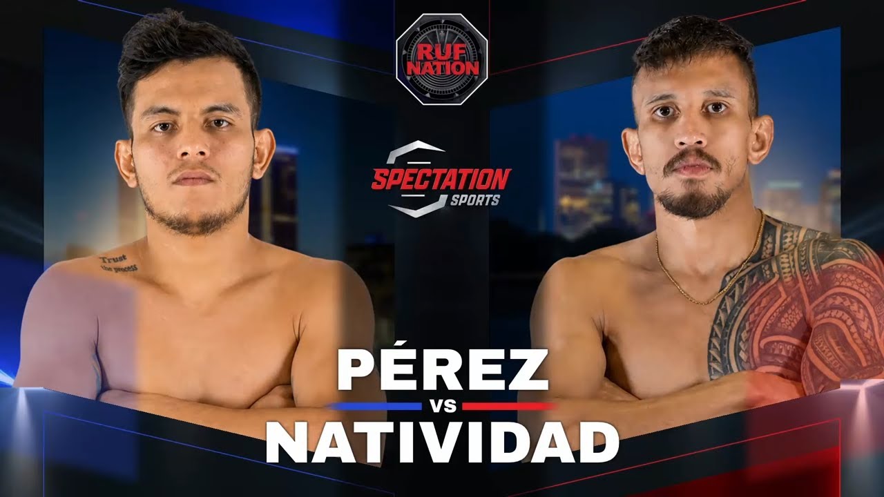Kevin Natividad vs. David Pérez - RUF 68 background