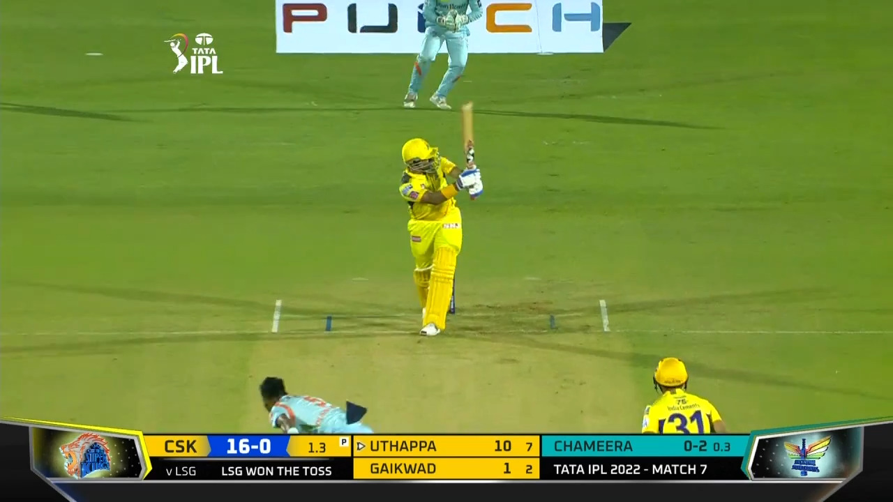 M07: LSG vs CSK – Robin Uthappa Six