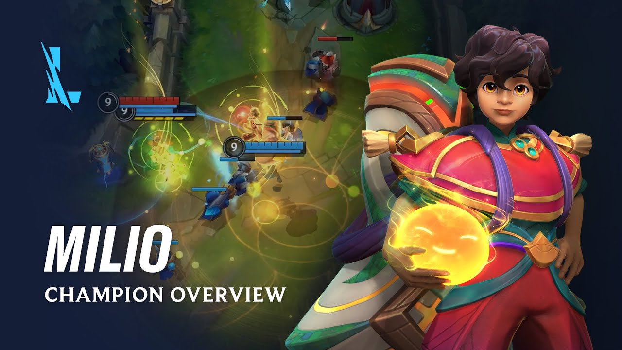 Milio Champion Overview | Gameplay - League of Legends: Wild Rift background