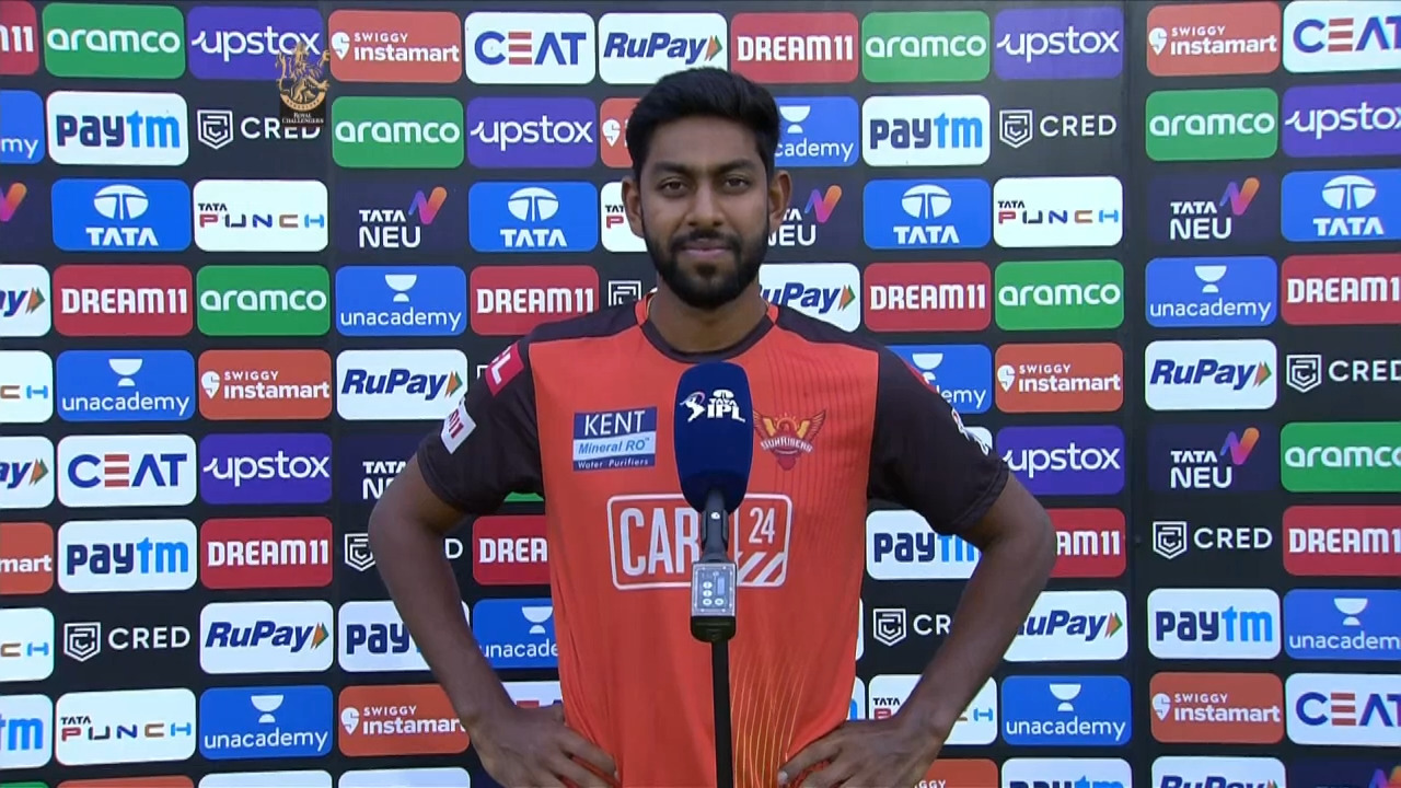 M36: RCB vs SRH – Jagadeesha Suchith Interview background