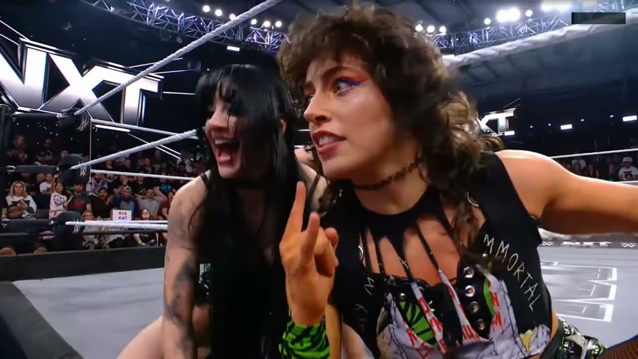 LIZZY RAIN & TATUM PAXELY VS NIKKITA LYONS & ZARIA | WWE NXT PART 2 background