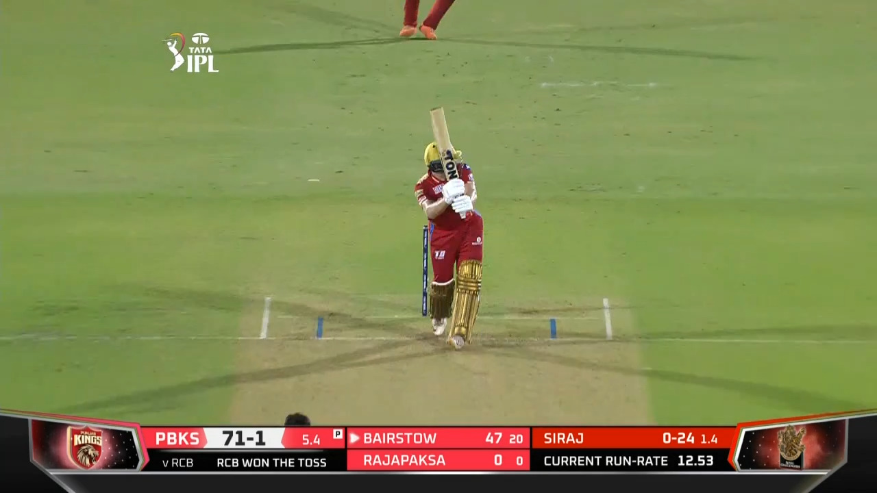 M60: RCB vs PBKS – Jonny Bairstow Six background