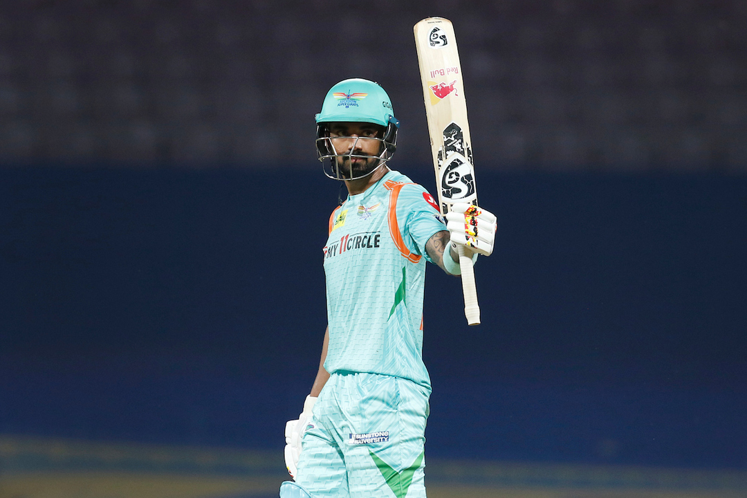 Captain KL Rahul leads the way with 68(50) background