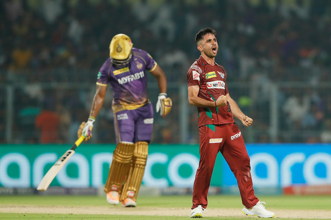 6 & CASTLED! Bishnoi's perfect reply to Russell