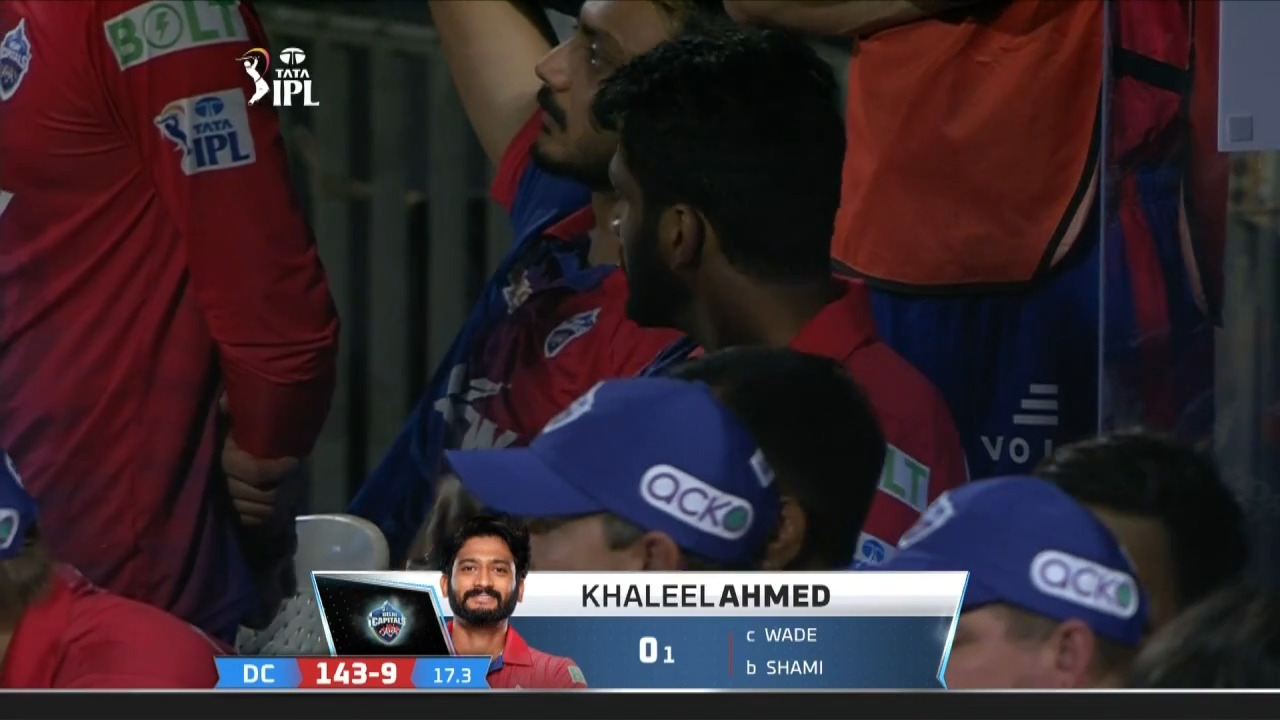 M10: GT vs DC – Khaleel Ahmed Wicket