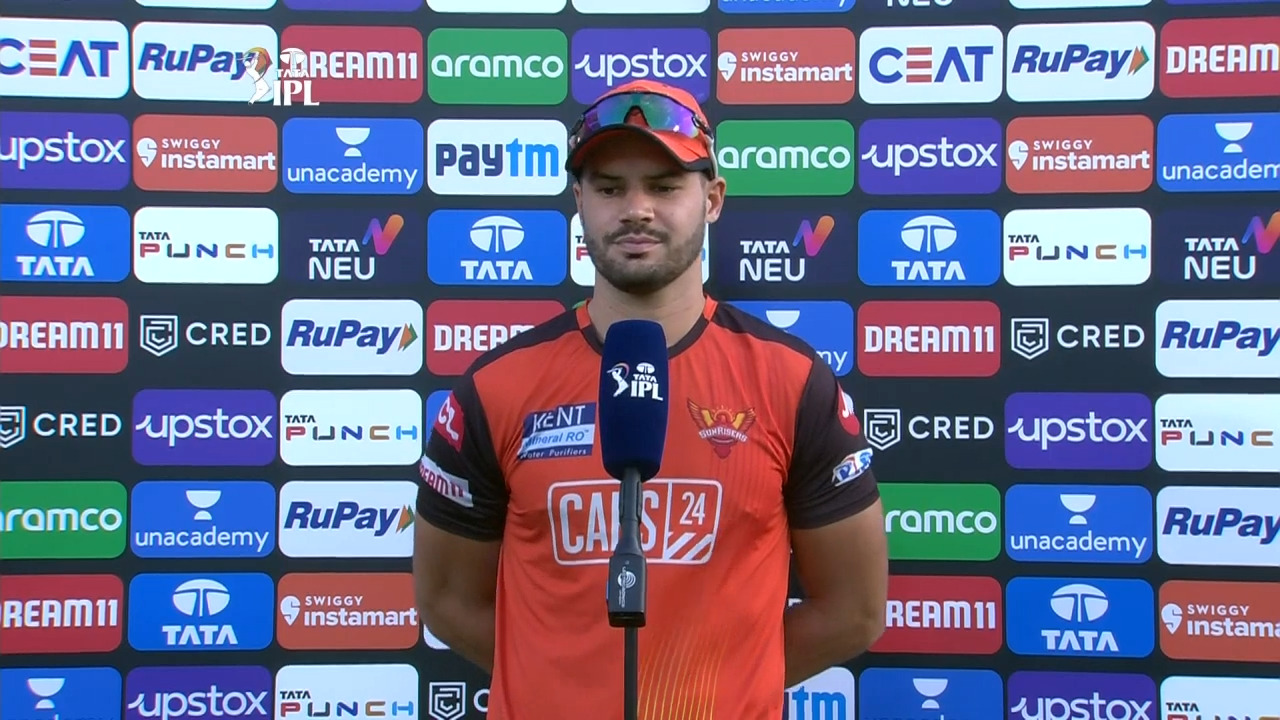 M61: KKR vs SRH – Aiden Markram Interview background