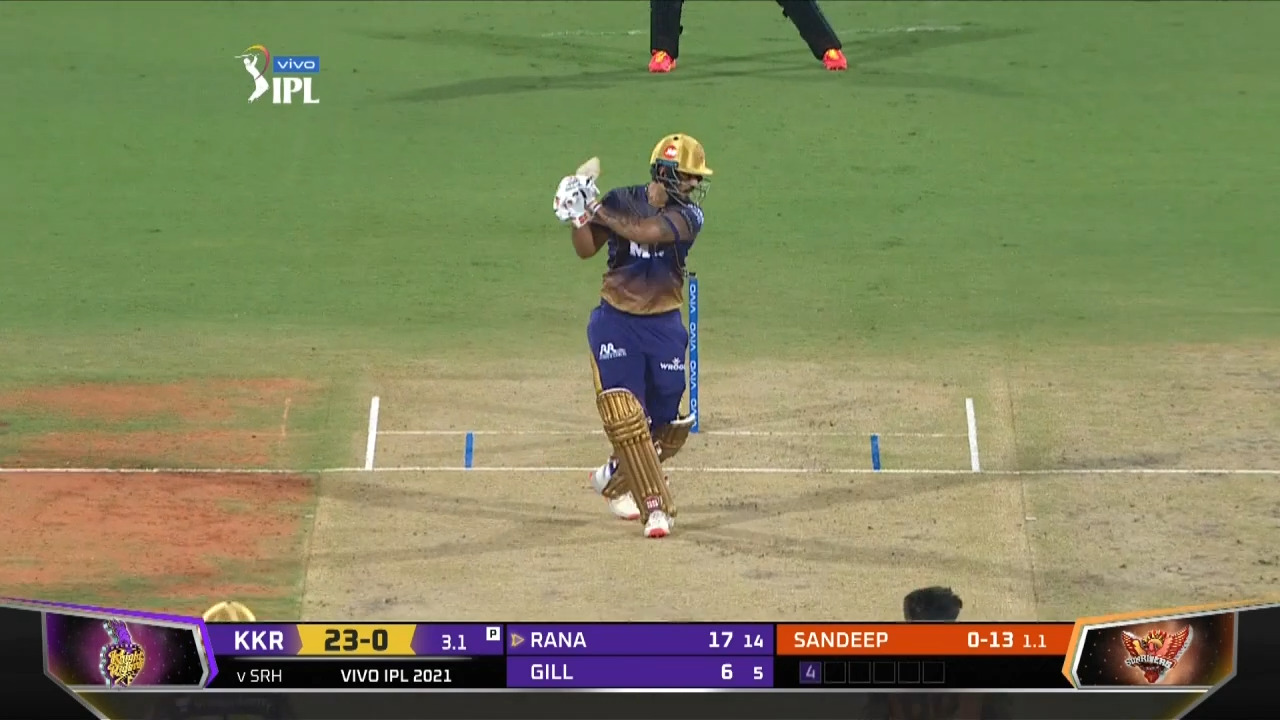 Nitish Rana's dominating 80(36) background