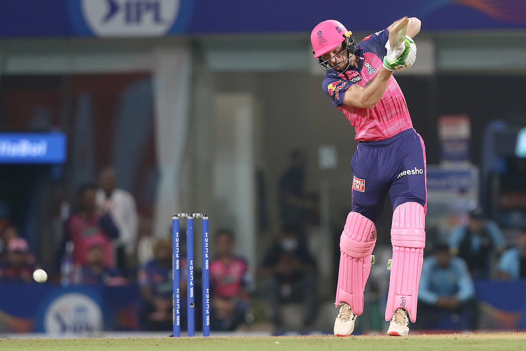 Jos Buttler's triple boundaries in three balls off Shami