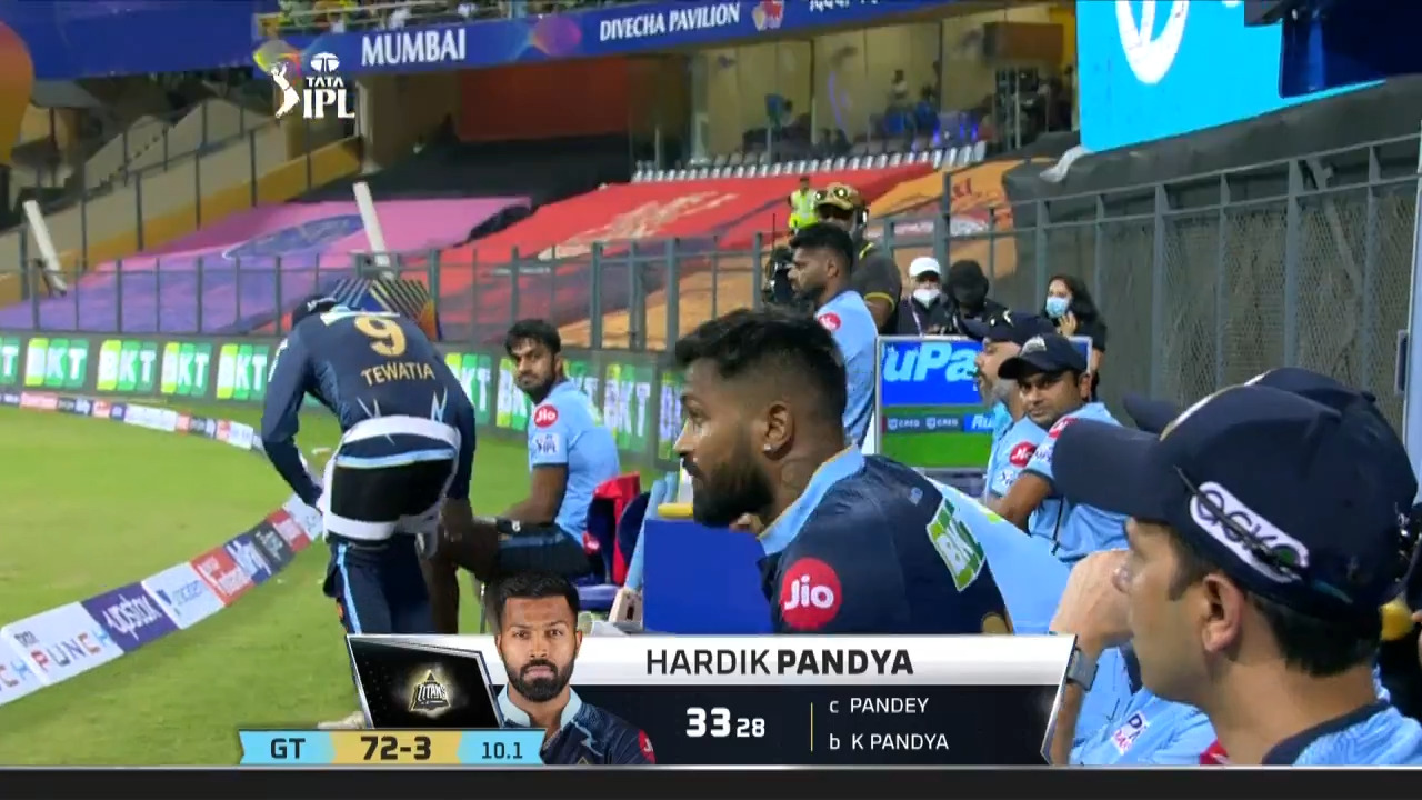 M04: GT vs LSG – Hardik Pandya Wicket
